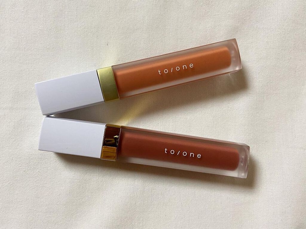 トーン ペタル エッセンス カラー バター/to/one/リップグロスを使ったクチコミ（1枚目）