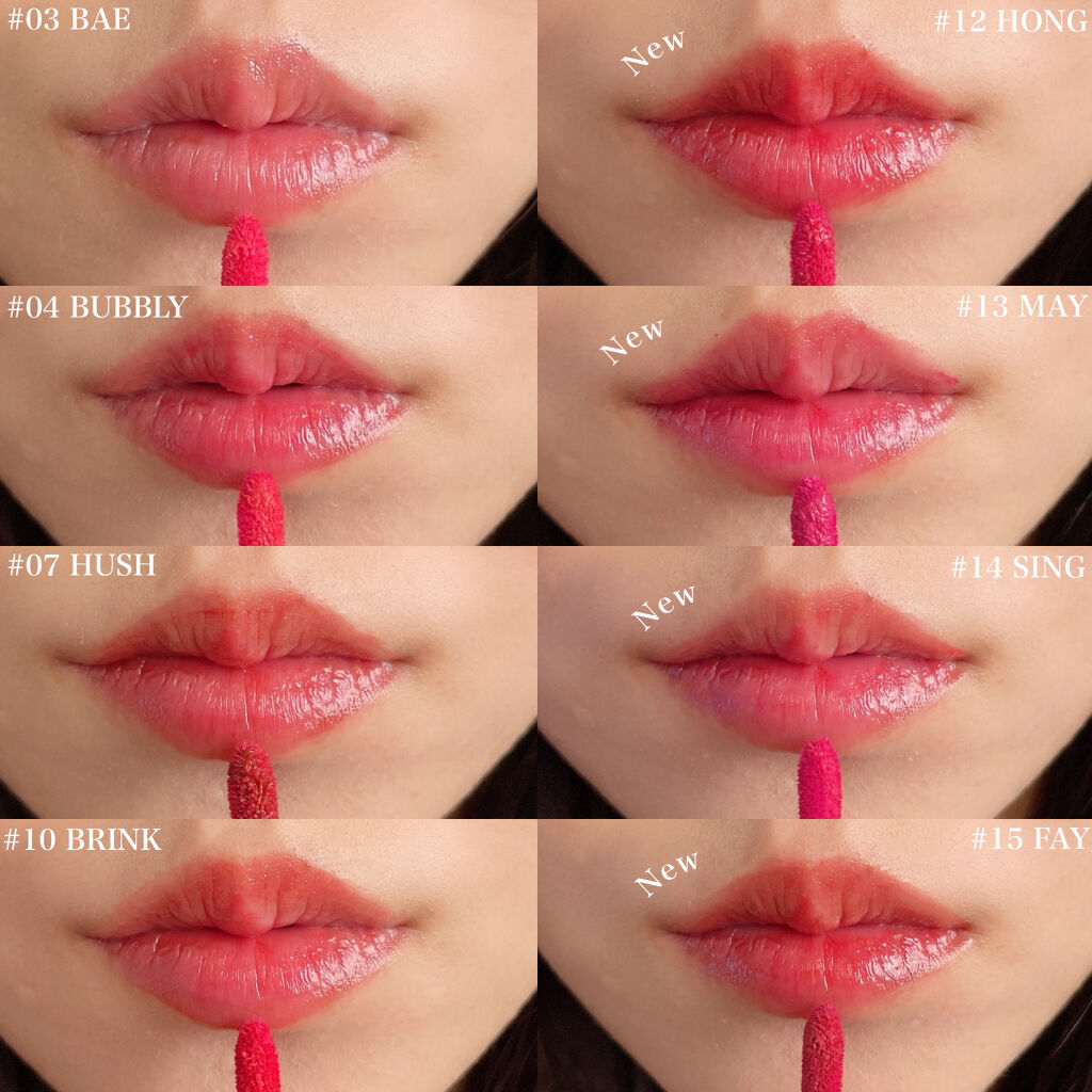 ホリカホリカ ハートクラッシュグローティントエアー 07 ハッシュ/HOLIKA HOLIKA/リップティントを使ったクチコミ（2枚目）