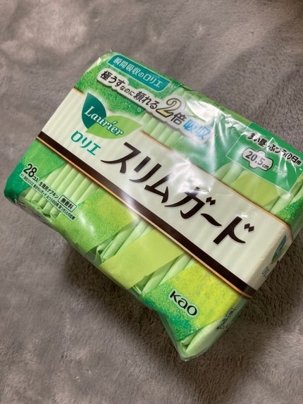 スリムガード(多い昼~ふつうの日用羽つき 28コ入)/ロリエ/ナプキンを使ったクチコミ(1枚目)