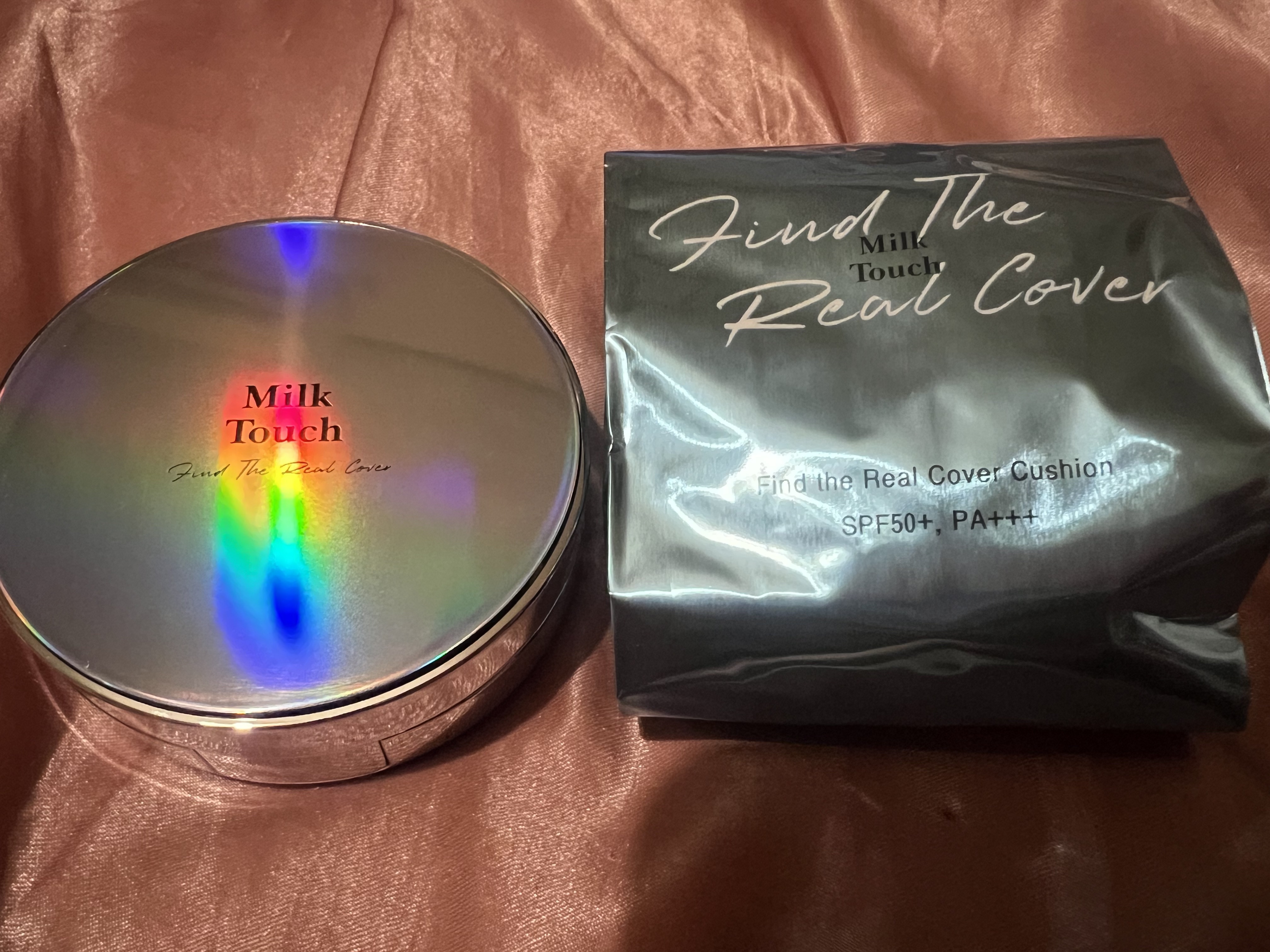 ファインド ザ リアル カバー クッション/Milk Touch/クッションファンデーションを使ったクチコミ（1枚目）
