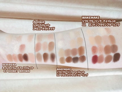 シャドウパレット/dasique/アイシャドウパレットを使ったクチコミ(9枚目)