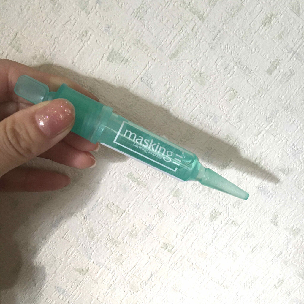 マスキング レイアリング アンプル  エクセルトーニングショット/MEDIHEAL/美容液を使ったクチコミ（1枚目）