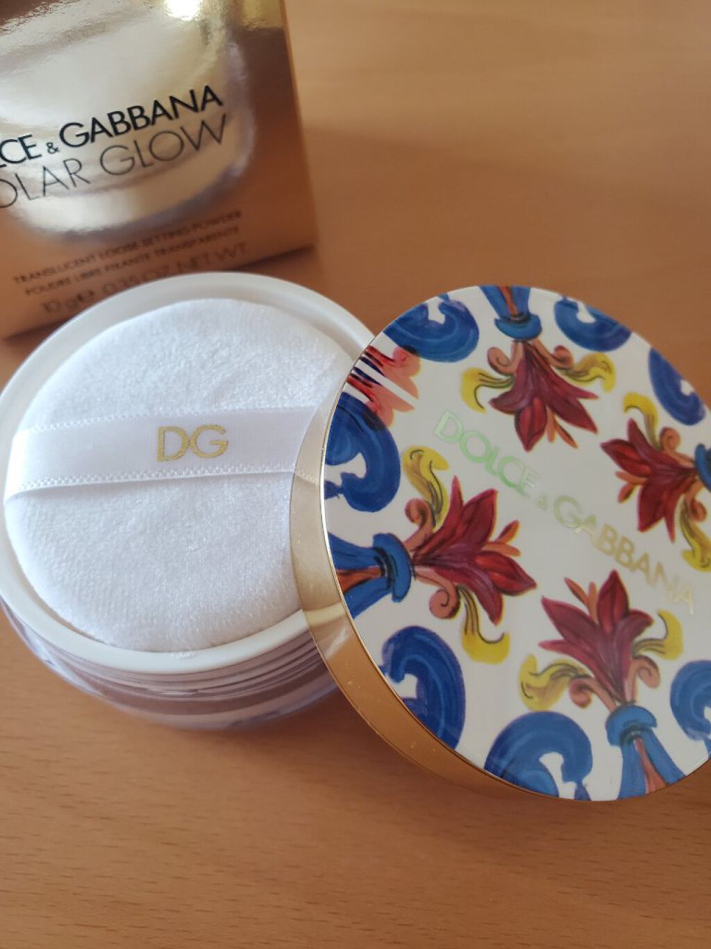 ソーラーグロウ トランスルーセント ルースセッティングパウダー /DOLCE&GABBANA BEAUTY/ルースパウダーを使ったクチコミ（2枚目）