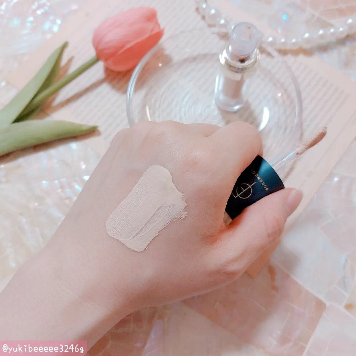 タトゥーウォータープルーフスカーコンシーラー/フォレンコス/リキッドコンシーラーを使ったクチコミ(3枚目)