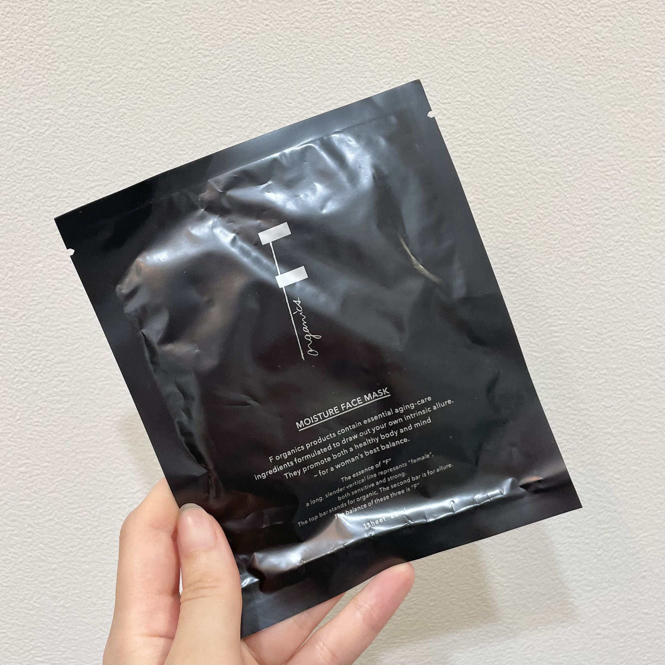 MOISTURE FACE MASK/F organics(エッフェ オーガニック)/シートマスク・パックを使ったクチコミ（1枚目）