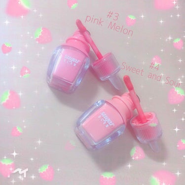 PERIPERA シュガー グロウ ティントのクチコミ「🌷#Peripera #Sugarglowtint 🌷

ツヤっとしたティントが好きなずんだで.....」（2枚目）