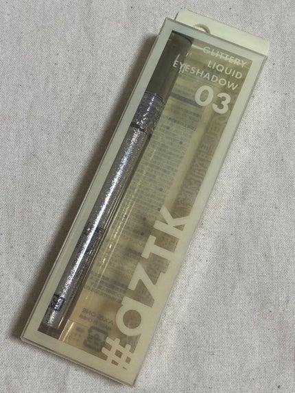グリッターリキッドアイシャドウ G03 シャンパーニュスパークル/aZTK/リキッドアイシャドウを使ったクチコミ(1枚目)