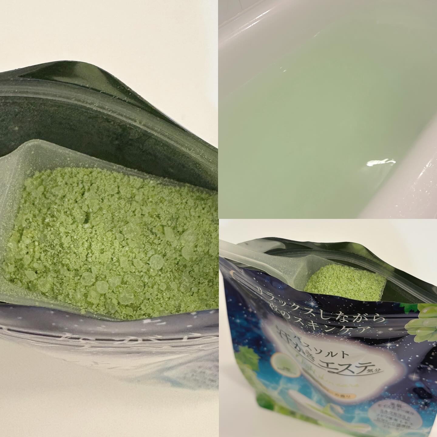 汗かきエステ気分　シャルドネティーの香り/マックス/無機塩系入浴剤を使ったクチコミ（2枚目）