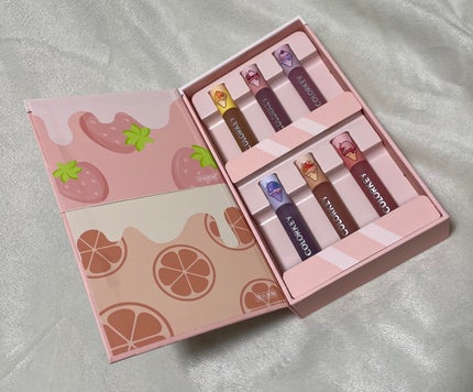 コールドスイーツ リップティント MINIリップボックス/COLORKEY/リップグロスを使ったクチコミ(3枚目)