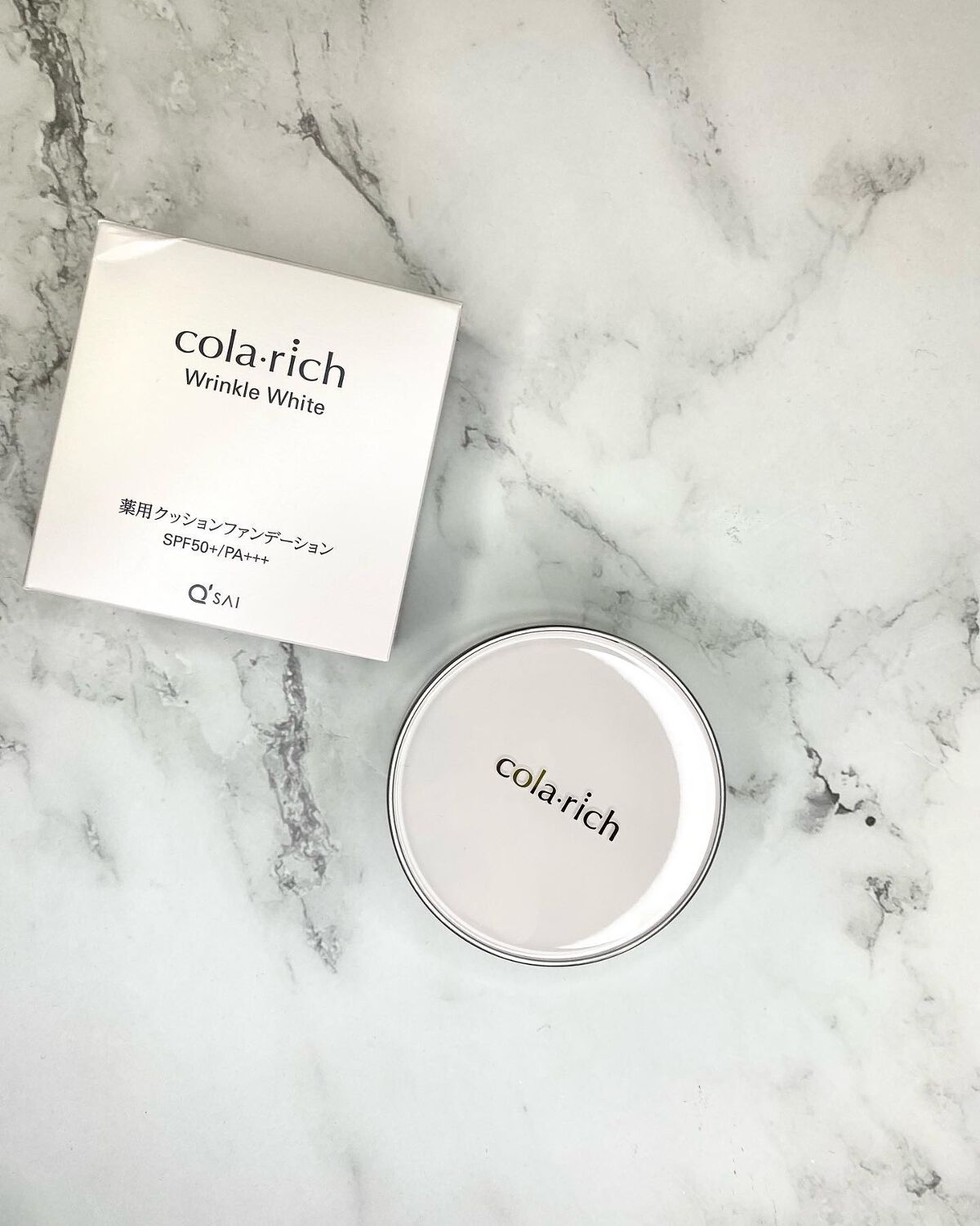 リンクルホワイトクッションファンデーション/コラリッチ/クッションファンデーションを使ったクチコミ(1枚目)