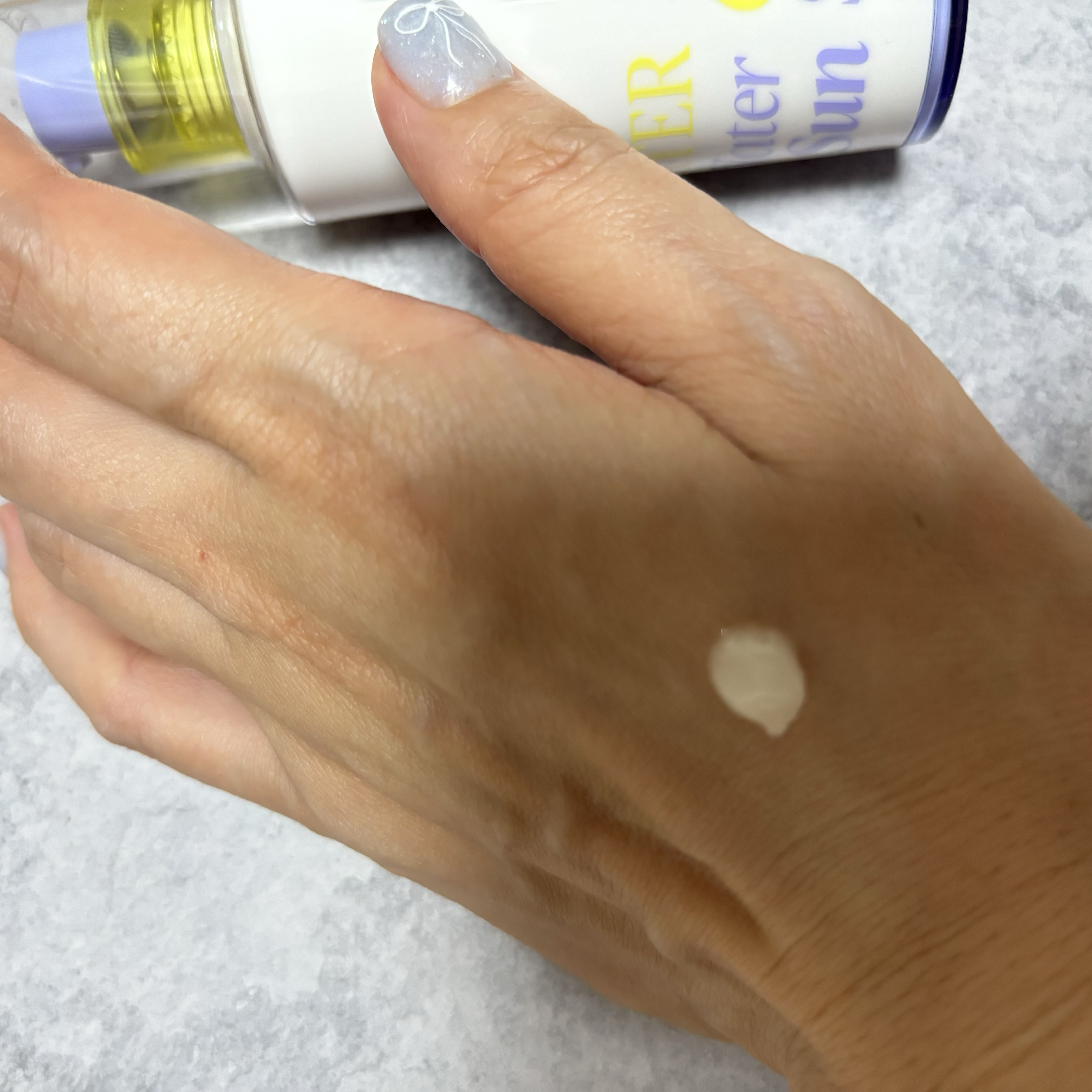 エスポア ウォータースプラッシュサンセラム 50ml/espoir/日焼け止めクリームを使ったクチコミ（2枚目）