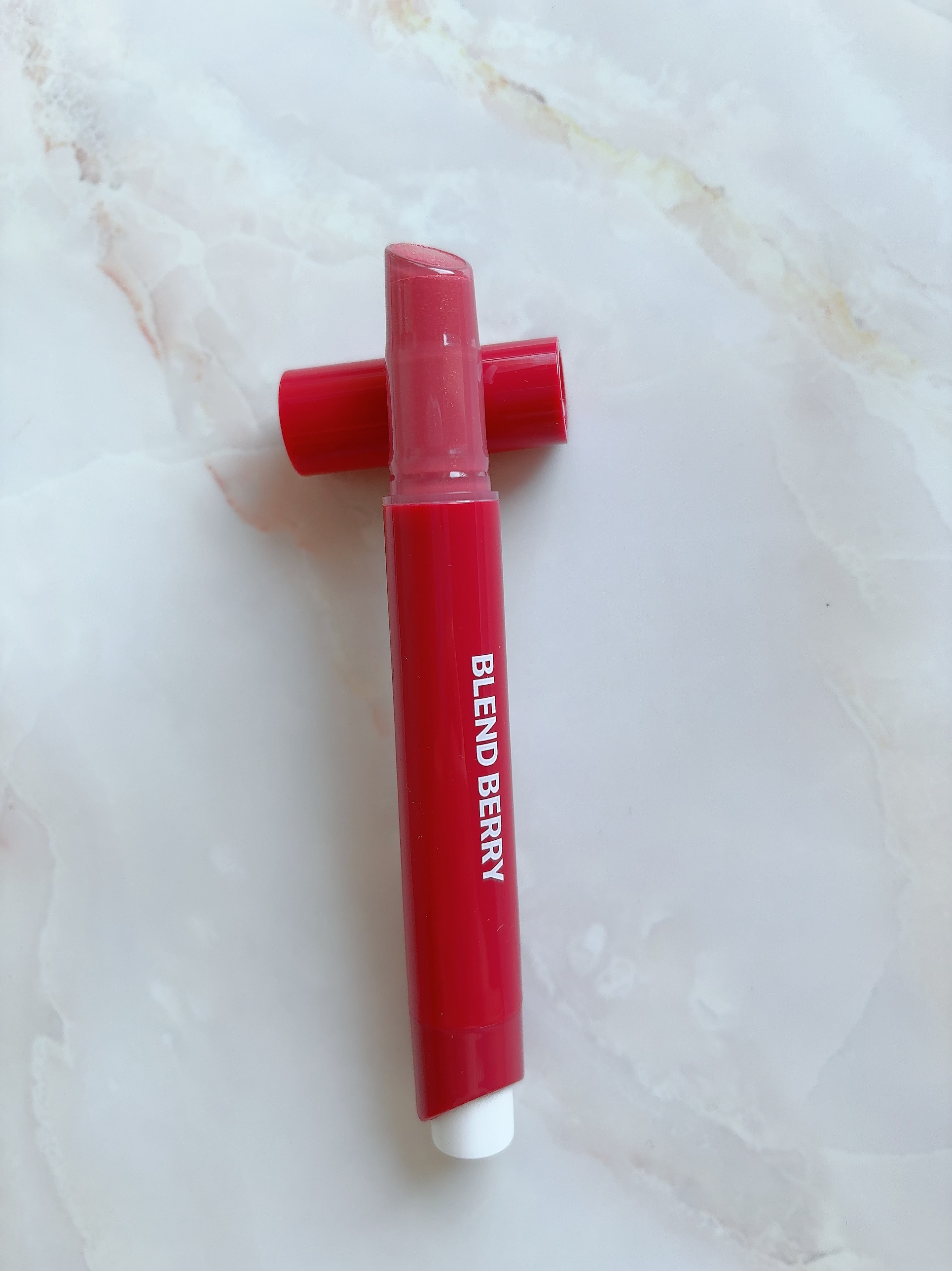 ブレンドベリー リップバルーン 009 ほてりレディロゼ/BLEND BERRY/口紅を使ったクチコミ（3枚目）