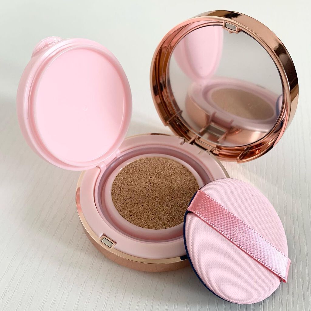 ピンクティーツリーカバークッション/APLIN/クッションファンデーションを使ったクチコミ(4枚目)