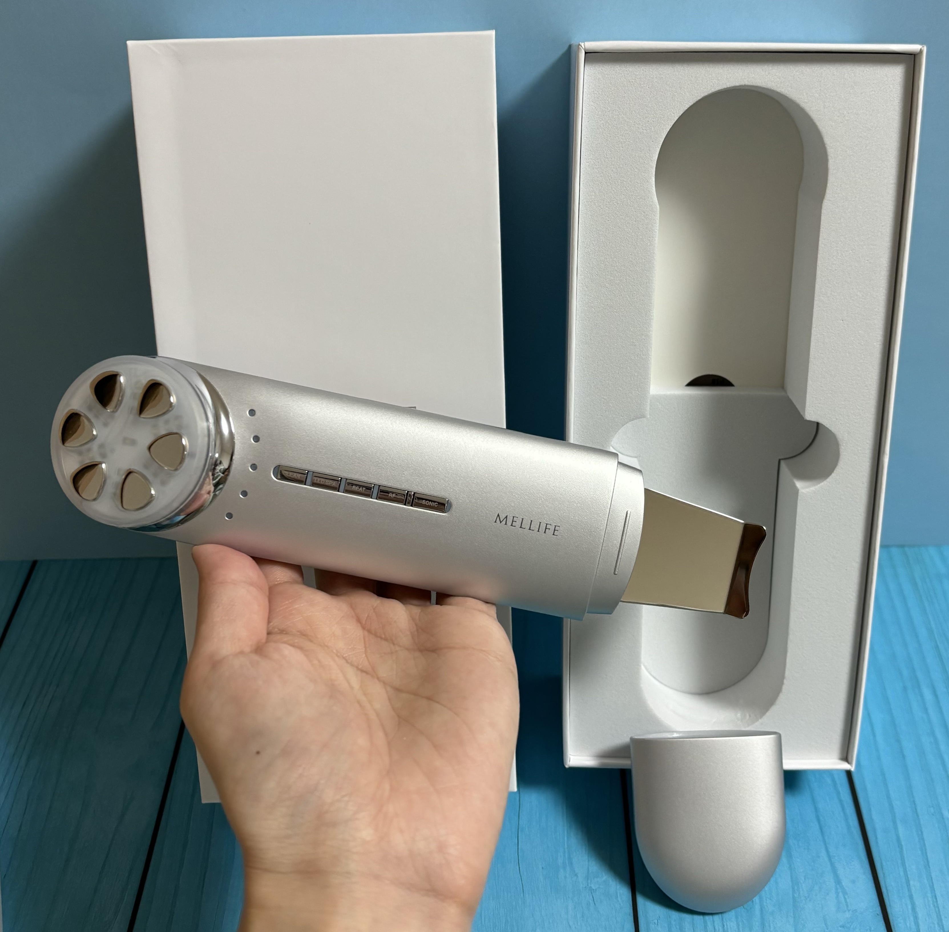 トータルフェイシャルプラス/MELLIFE/美顔器・マッサージを使ったクチコミ（2枚目）