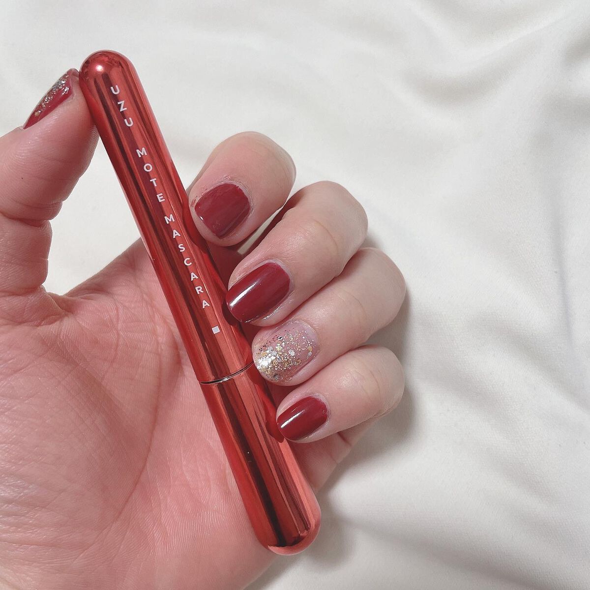 38℃ MOTEMASCARA RED/UZU BY FLOWFUSHI/マスカラを使ったクチコミ（1枚目）