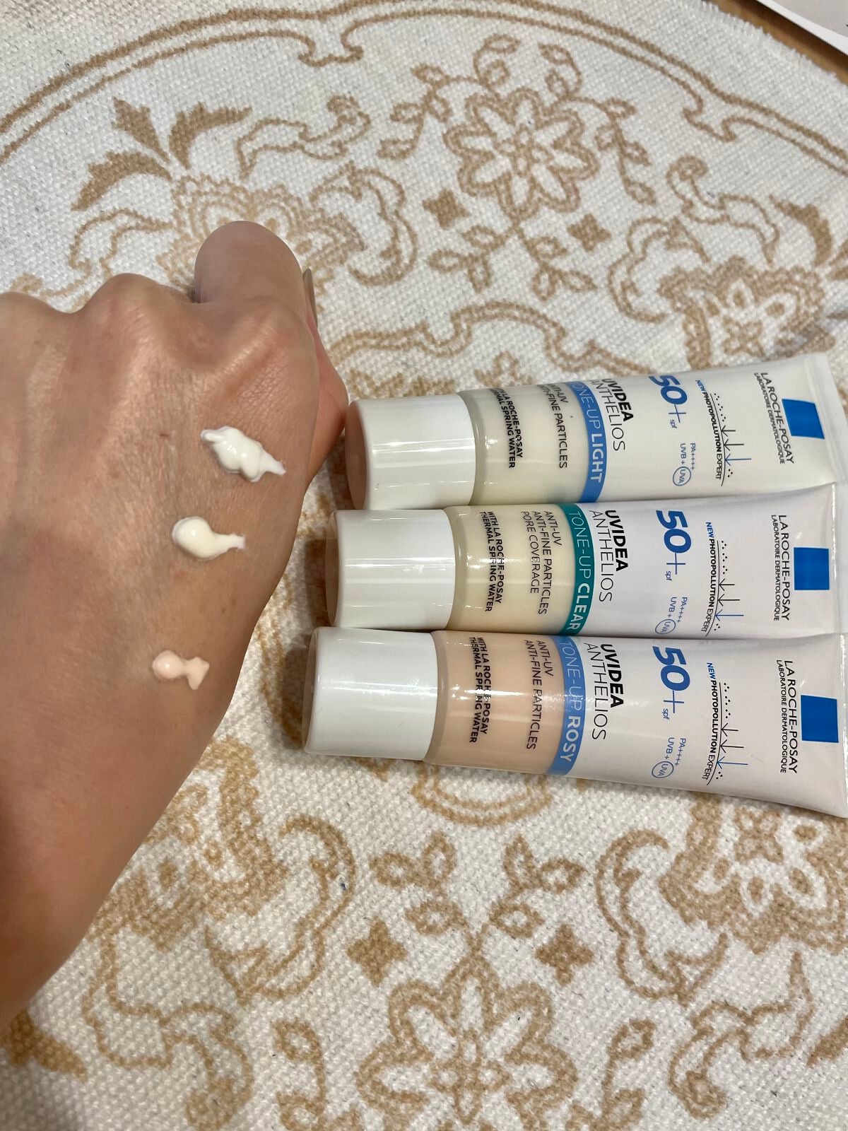 UVイデア XL プロテクショントーンアップ/ラ ロッシュ ポゼ/日焼け止めクリームを使ったクチコミ(3枚目)