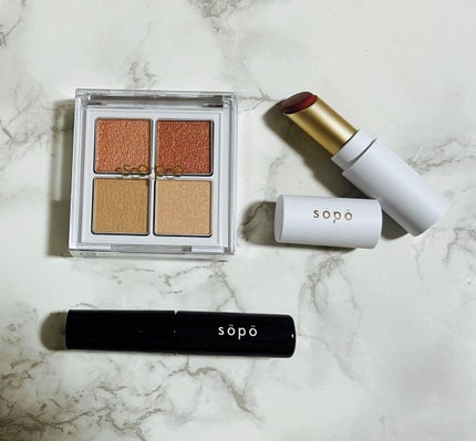 カラーマスカラ/sopo/マスカラを使ったクチコミ(1枚目)