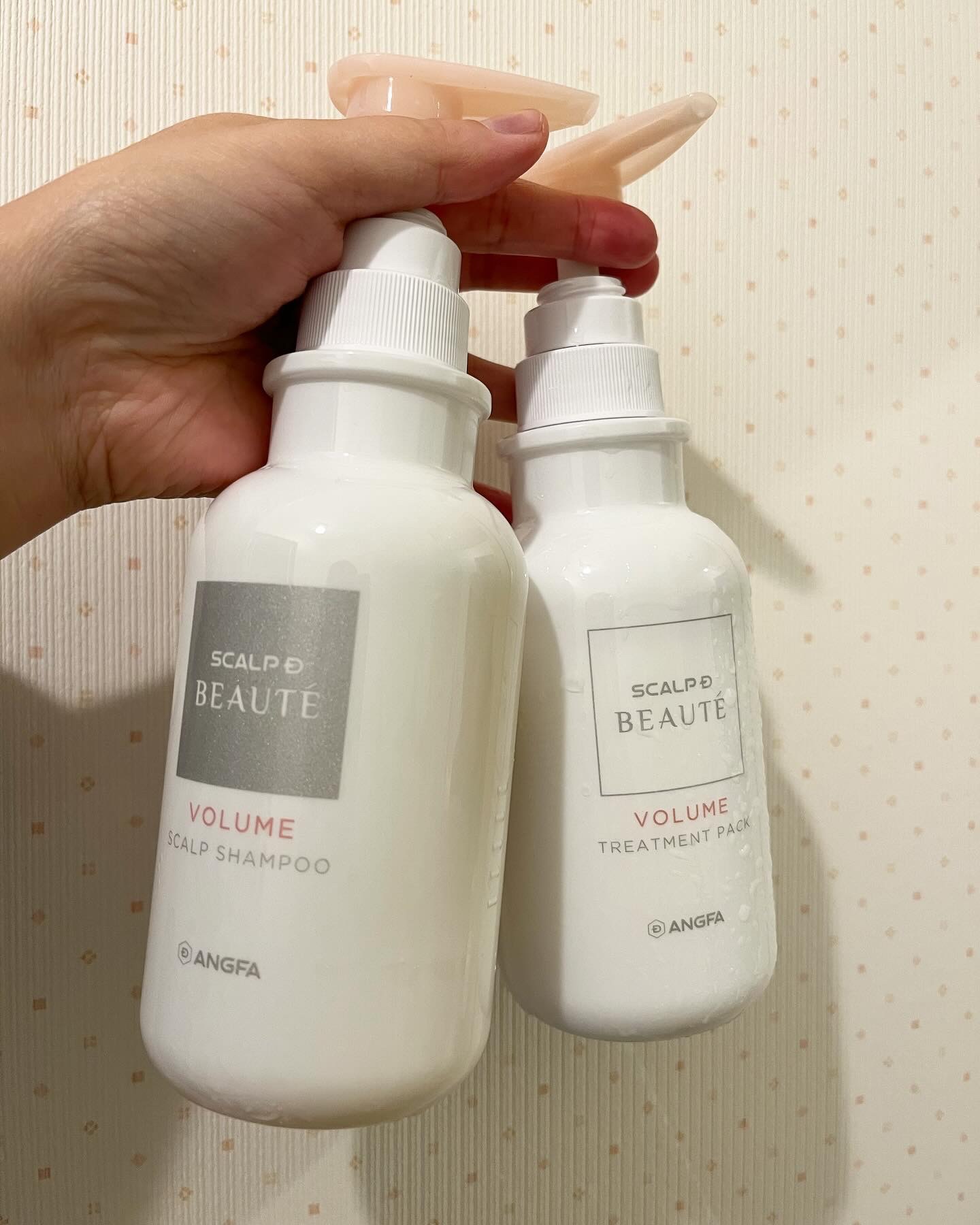 スカルプD ボーテ 薬用スカルプシャンプー （ボリューム）／薬用トリートメントパック （ボリューム） トリートメント350ml/アンファー(スカルプD)/市販シャンプーを使ったクチコミ（1枚目）