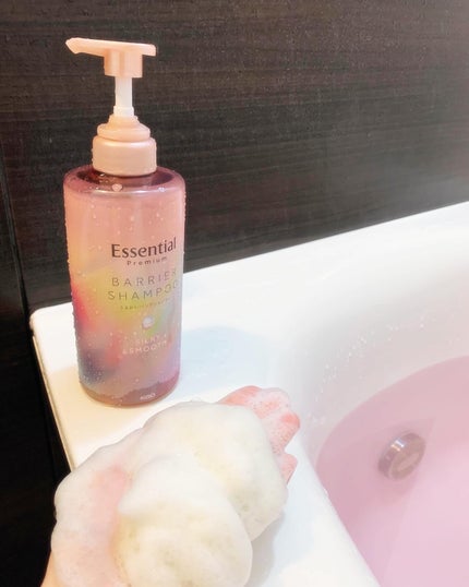 エッセンシャルプレミアム バリアシャンプー・コンディショナー シルキー&スムース/エッセンシャル/市販シャンプーを使ったクチコミ(1枚目)