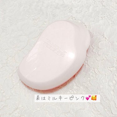 ザ・オリジナル ソフト＆ダメージ ミルキーローズ/TANGLE TEEZER/ヘアブラシを使ったクチコミ（3枚目）