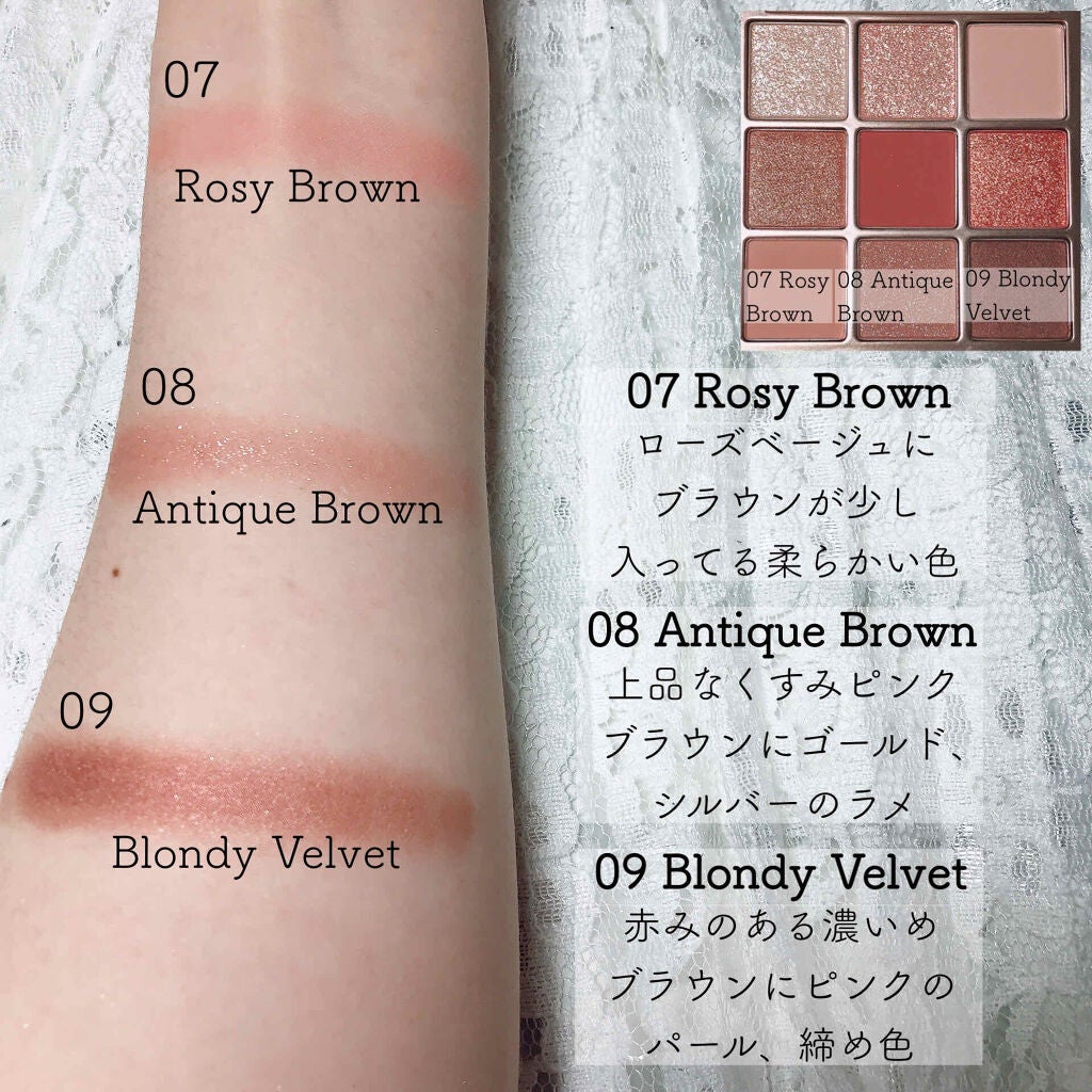 シャドウパレット/dasique/アイシャドウパレットを使ったクチコミ(5枚目)