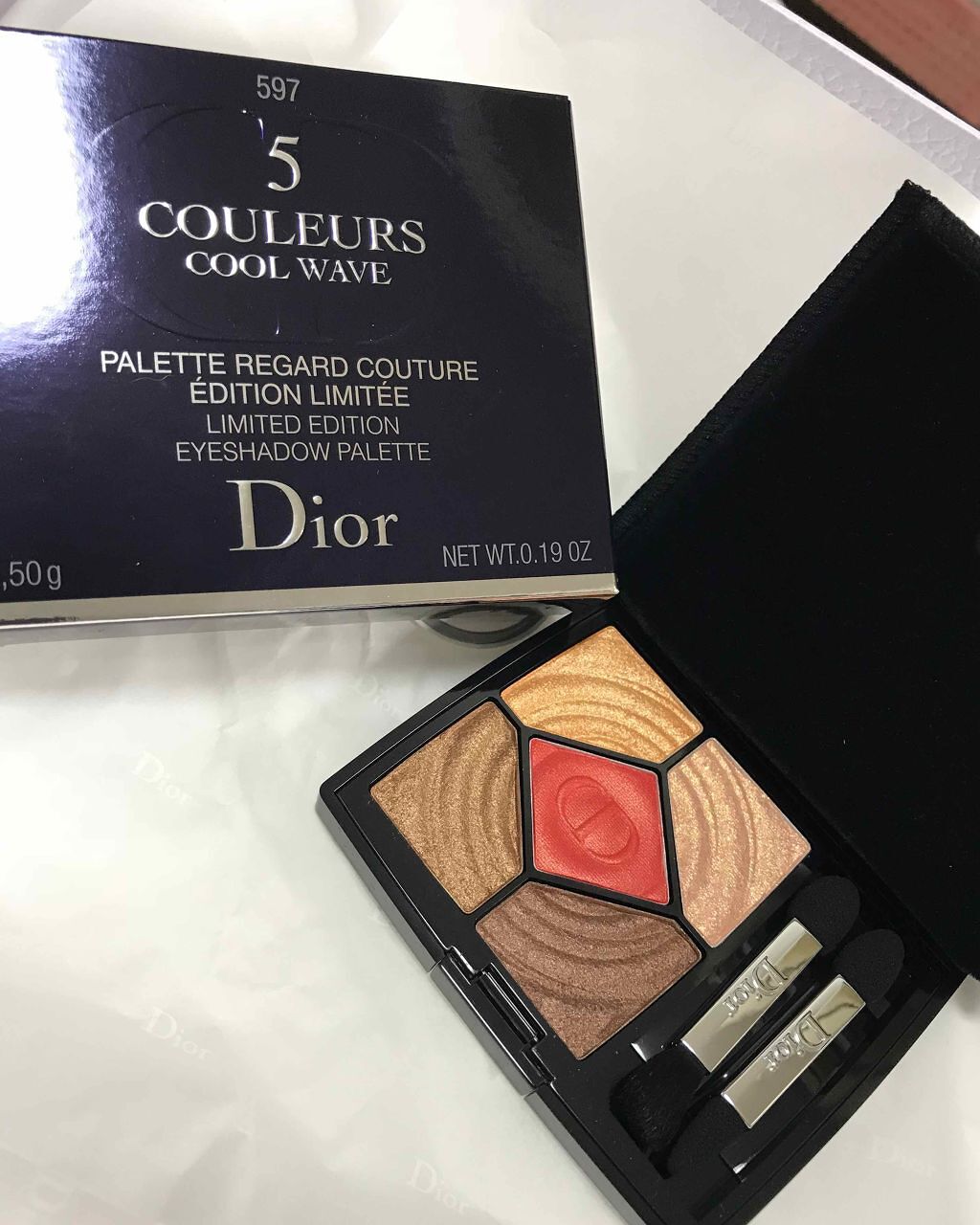 サンク クルール 597 ヒート アップ/Dior/アイシャドウパレットを使ったクチコミ（1枚目）