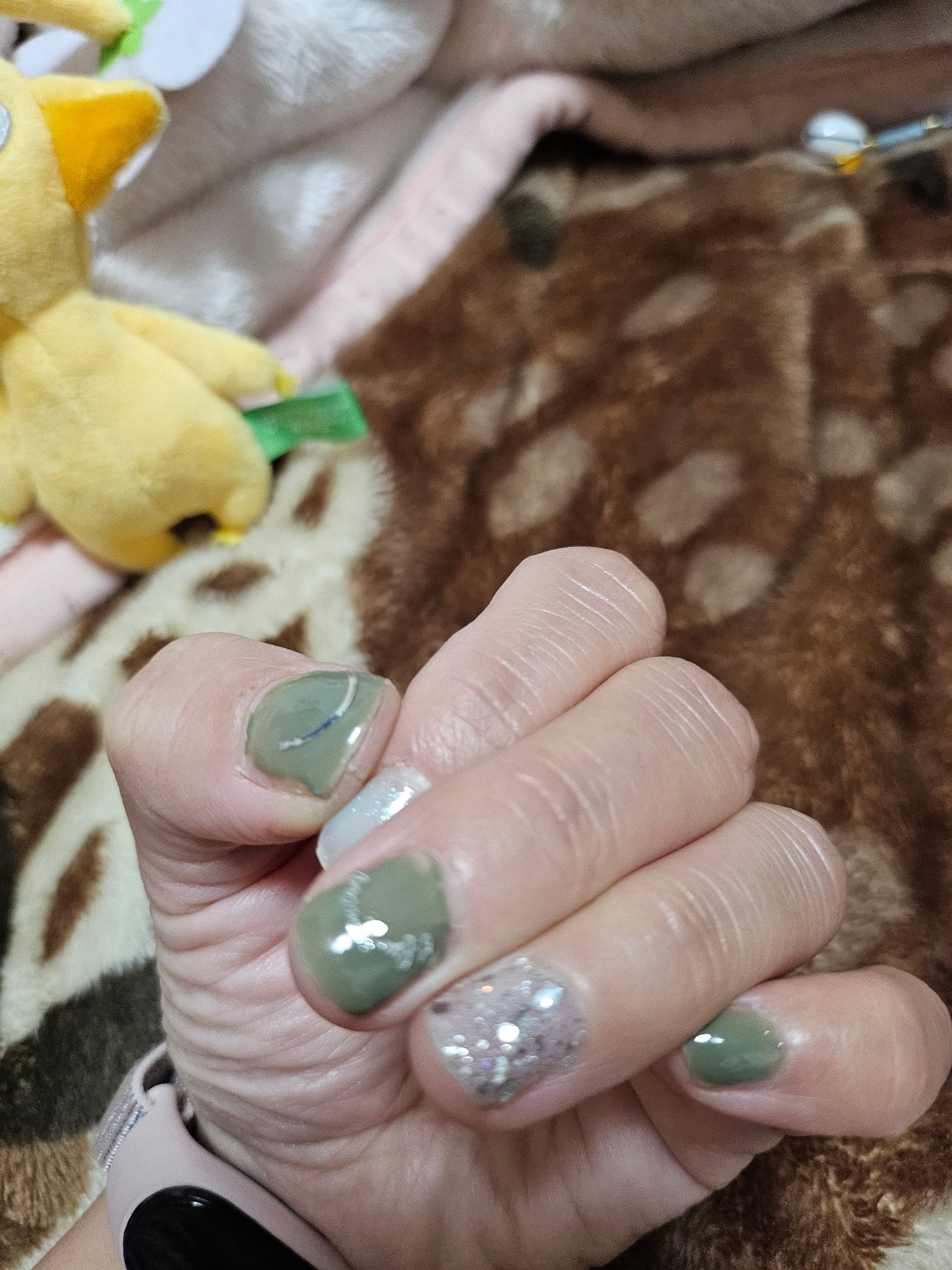 ジェルネイル フローズンブルー/セリア/ジェルネイルを使ったクチコミ（1枚目）