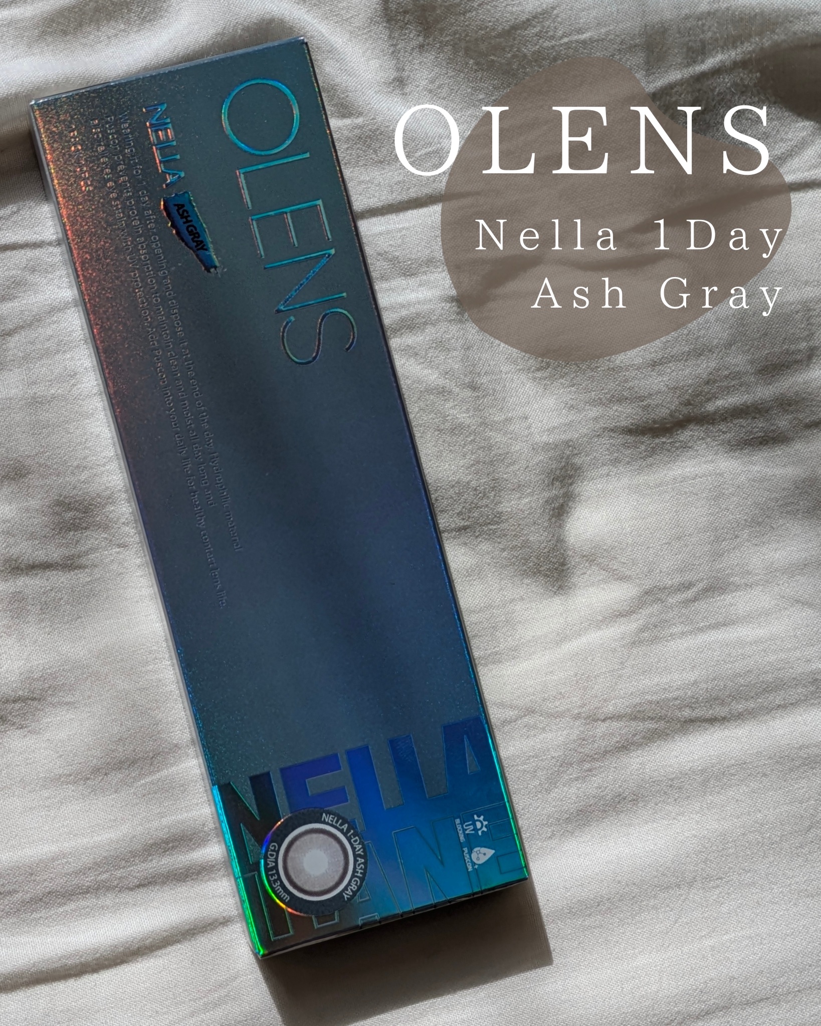 Nella 1day/OLENS/ワンデー（１DAY）カラコンを使ったクチコミ（2枚目）