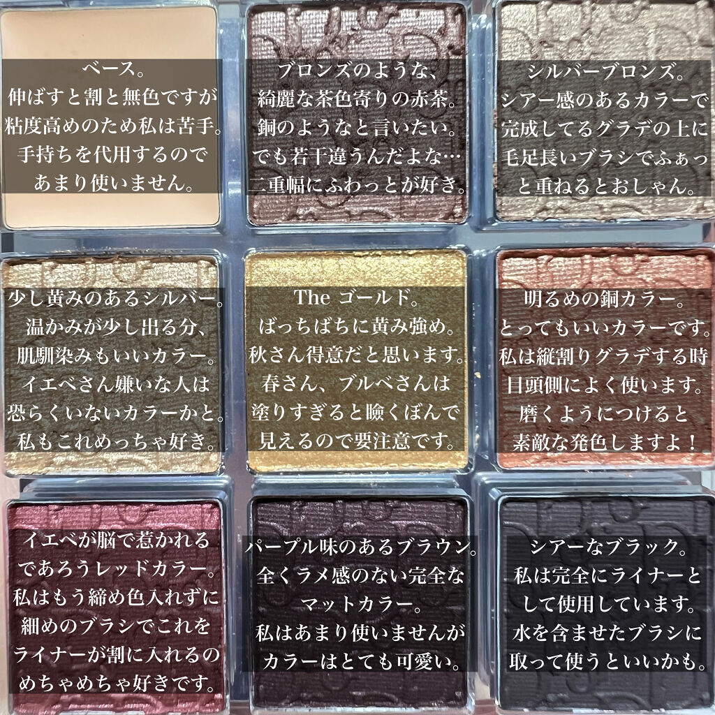 ディオール バックステージ アイ パレット/Dior/アイシャドウパレットを使ったクチコミ（3枚目）