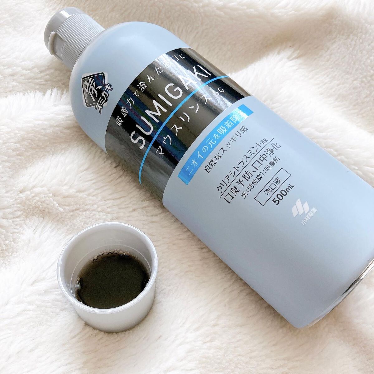 小林製薬 スミガキ マウスリンスのクチコミ「小林製薬
SUMIGAKIマウスリンス
500mL  600円(+税)

小林製薬から発売され.....」（3枚目）