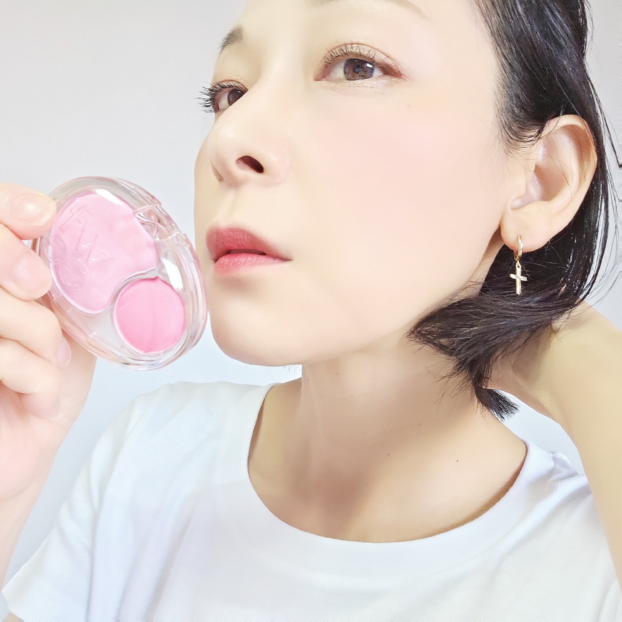 デュアルチークメロウ/fwee/ジェル・クリームチークを使ったクチコミ（3枚目）