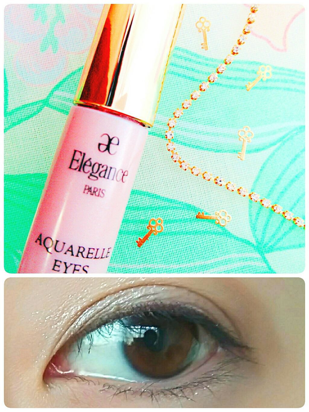 アクアレル アイズ/Elégance/リキッドアイシャドウを使ったクチコミ（3枚目）