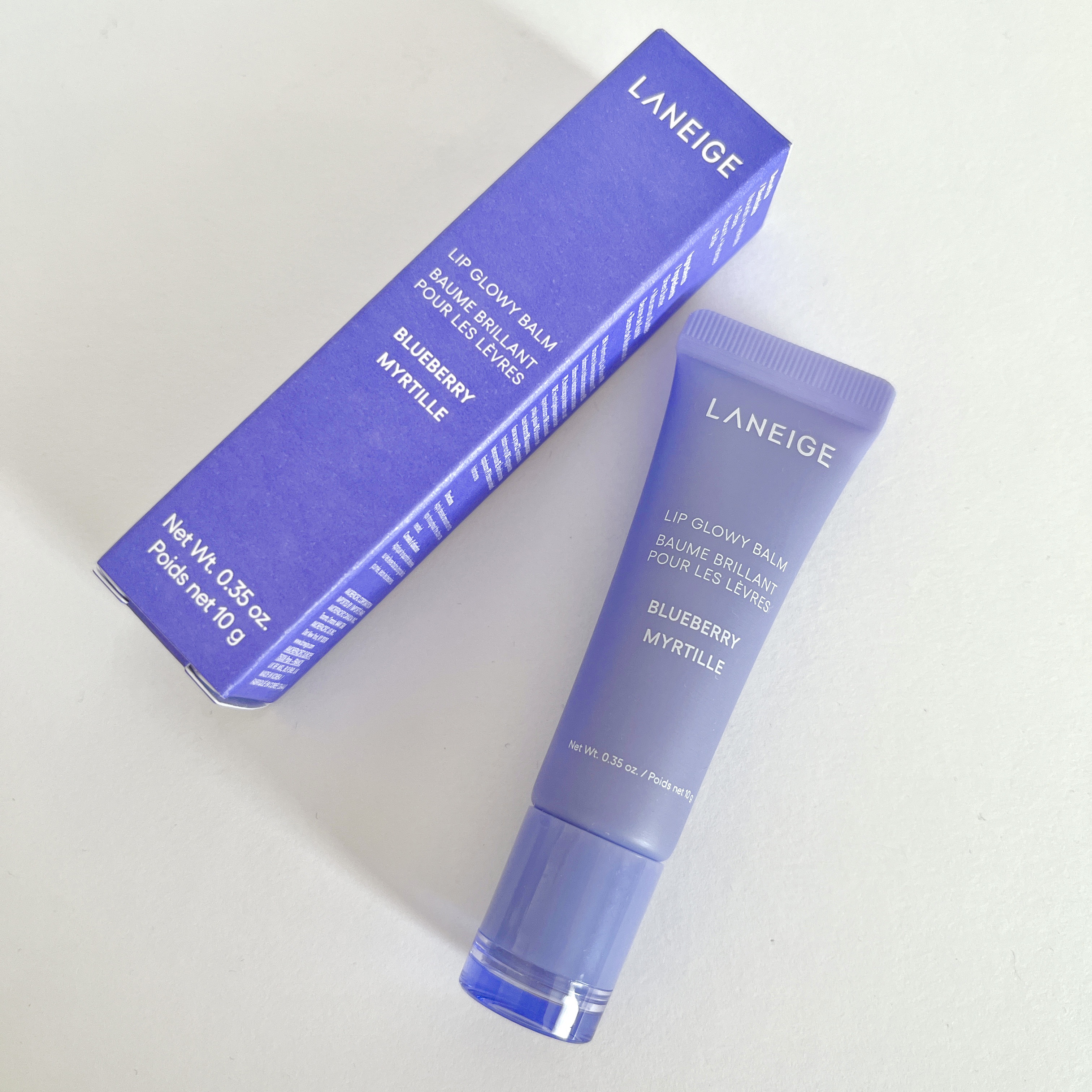 リップグロウィバーム ブルーベリー/LANEIGE/リップバームを使ったクチコミ（1枚目）