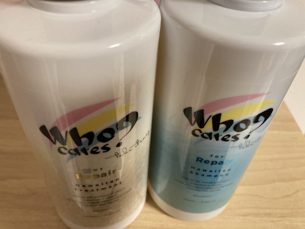 ハワイアンシャンプー＆トリートメント ＜リペア＞/who cares?/市販シャンプーを使ったクチコミ（1枚目）