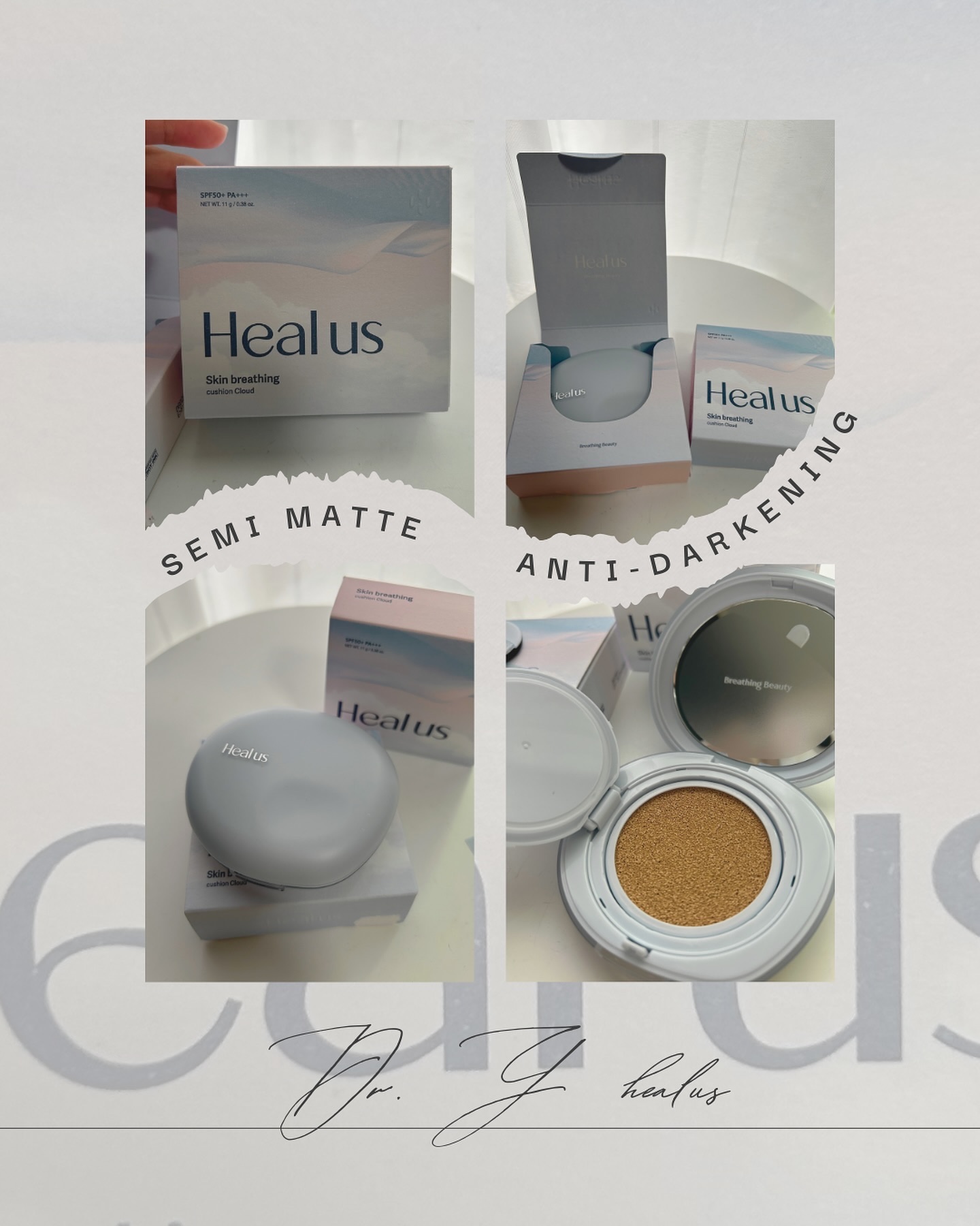 Skin breathing cushion Cloud/Healus/クッションファンデーションを使ったクチコミ（2枚目）