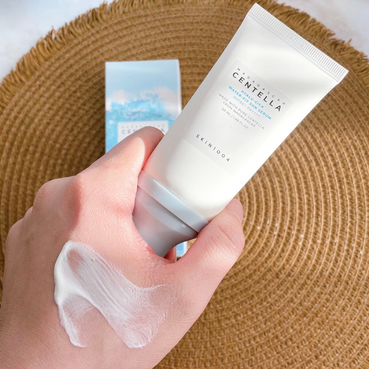 ヒアルーシカ ウォーターフィット サンセラム/SKIN1004/日焼け止めローションを使ったクチコミ(5枚目)
