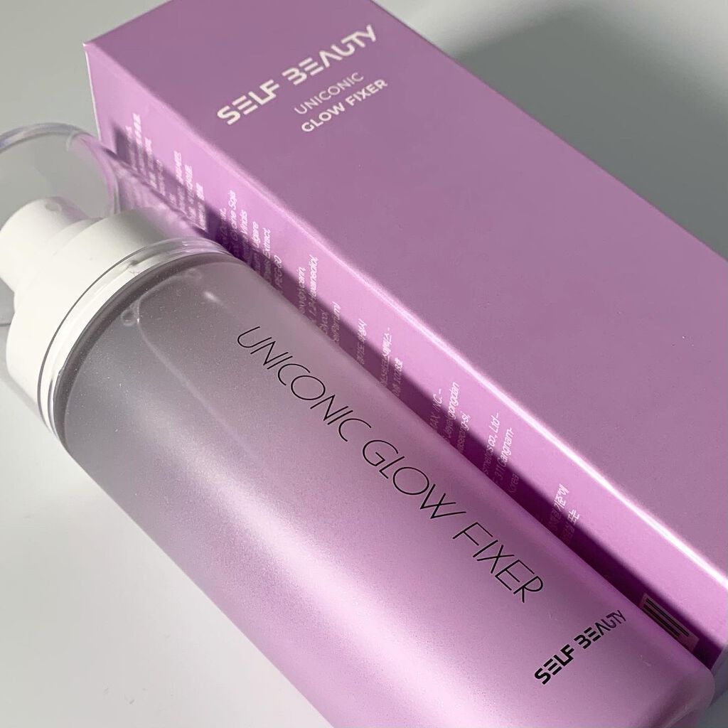 ユニコーン メイクアップグローフィックスミスト/SELF BEAUTY/フィックスミストを使ったクチコミ（1枚目）