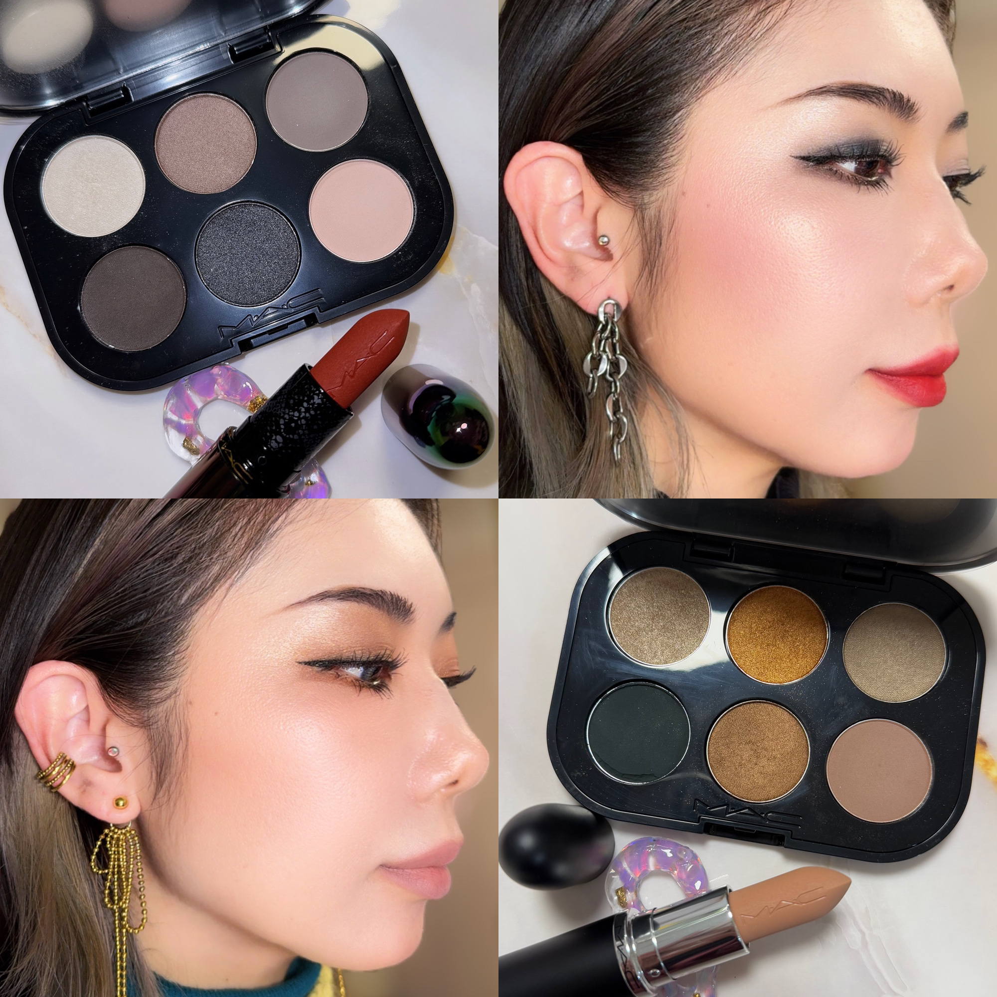 コネクト イン カラー アイシャドウ パレット × 6 インクリプテッド クリプトナイト/M・A・C/アイシャドウパレットを使ったクチコミ（3枚目）