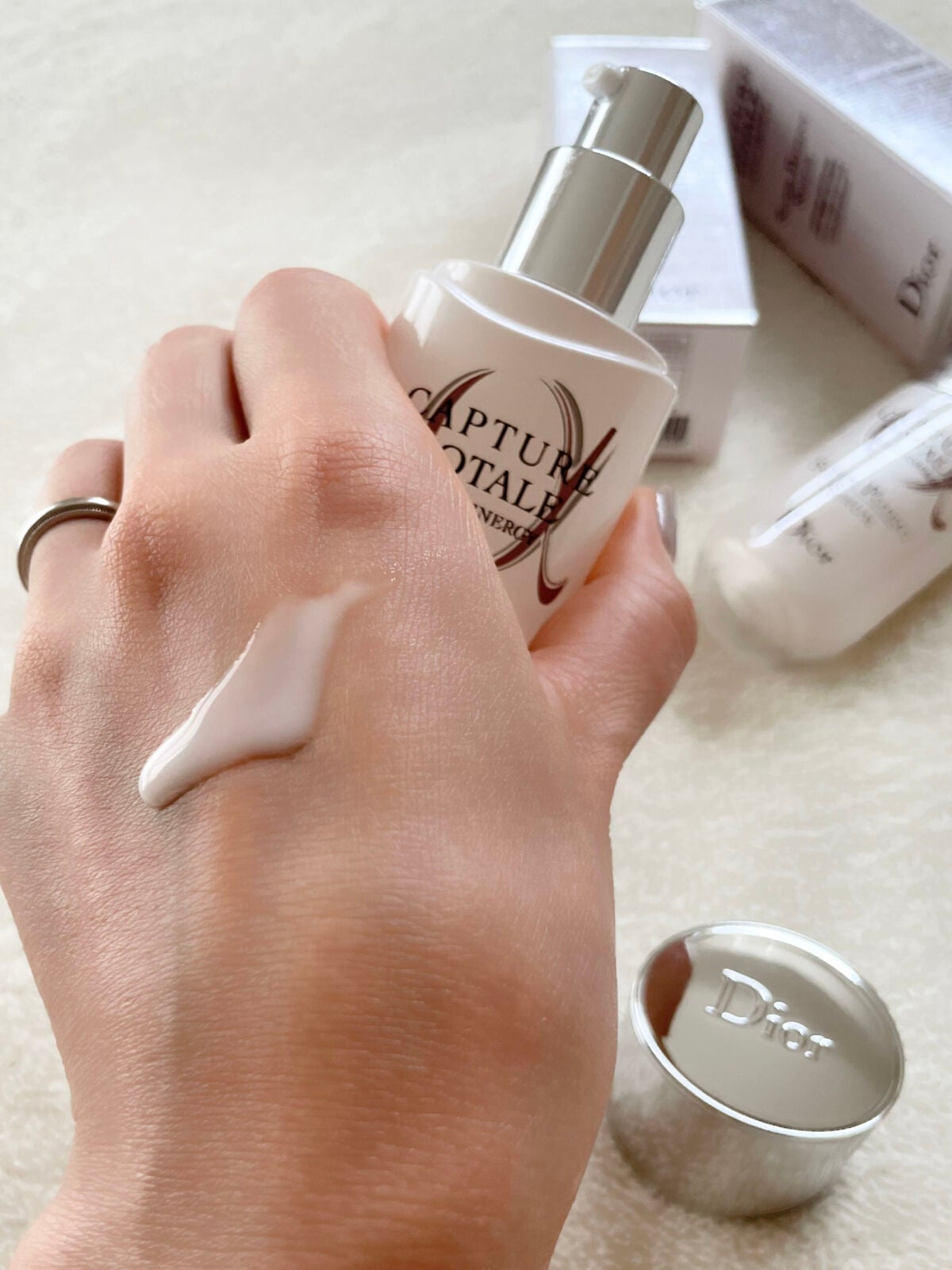 【旧】カプチュール トータル セル ENGY スーパー セラム/Dior/美容液を使ったクチコミ(3枚目)