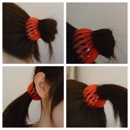 クロスヘアホルダー/DAISO/ヘアアクセサリーを使ったクチコミ(3枚目)