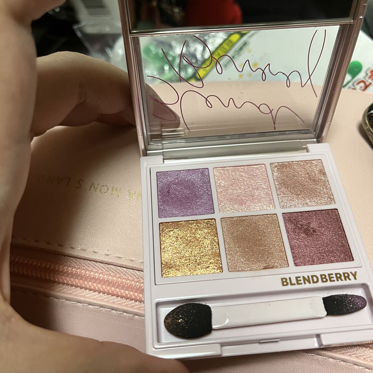 オーラクリエイション/BLEND BERRY/アイシャドウパレットを使ったクチコミ（2枚目）