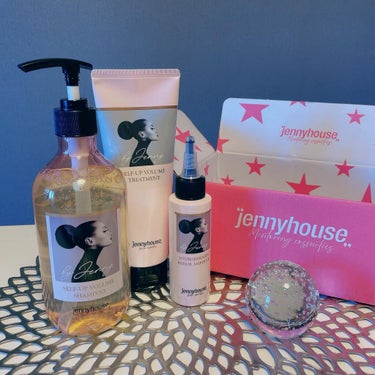 jenny house  HR美容液のクチコミ「✿

ジェニーハウス
セルフアップボリュームシャンプー✰⋆
セルフアップボリュームトリートメン.....」（1枚目）