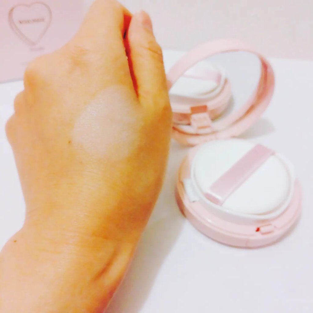 クッションUVパクト/WHOMEE/化粧下地を使ったクチコミ(6枚目)