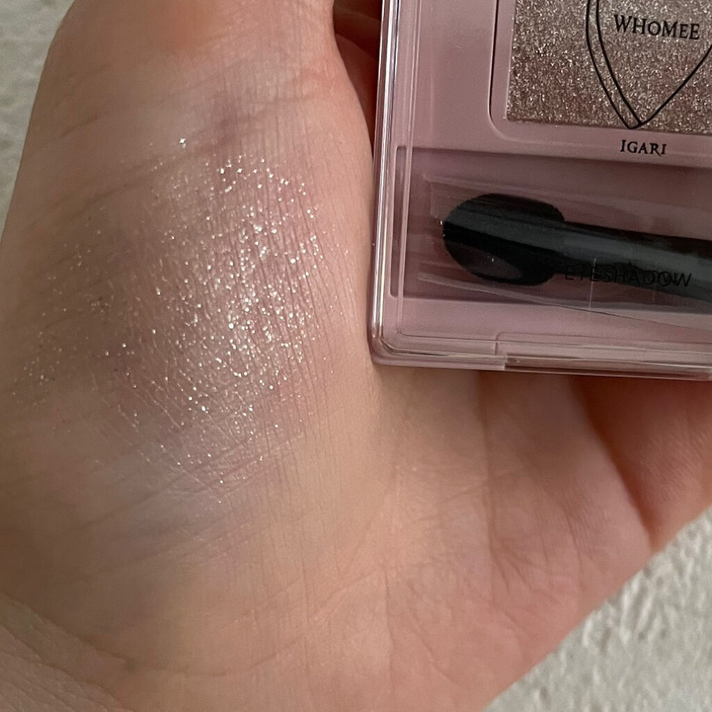 フーミー シングルアイシャドウ/WHOMEE/単色アイシャドウを使ったクチコミ（3枚目）