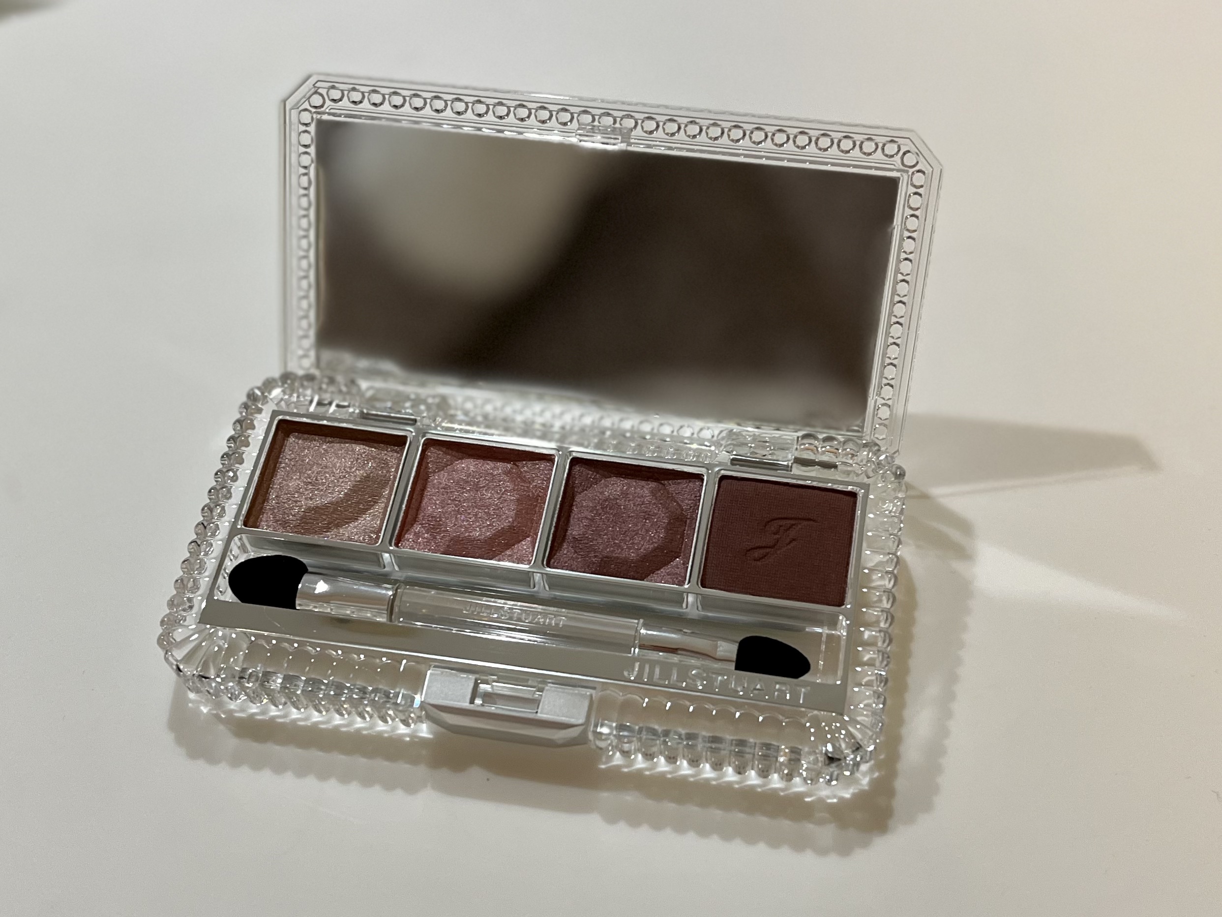 エターナルクチュール アイズ ベルベット 07 chestnut chiffon/JILL STUART/アイシャドウパレットを使ったクチコミ（1枚目）