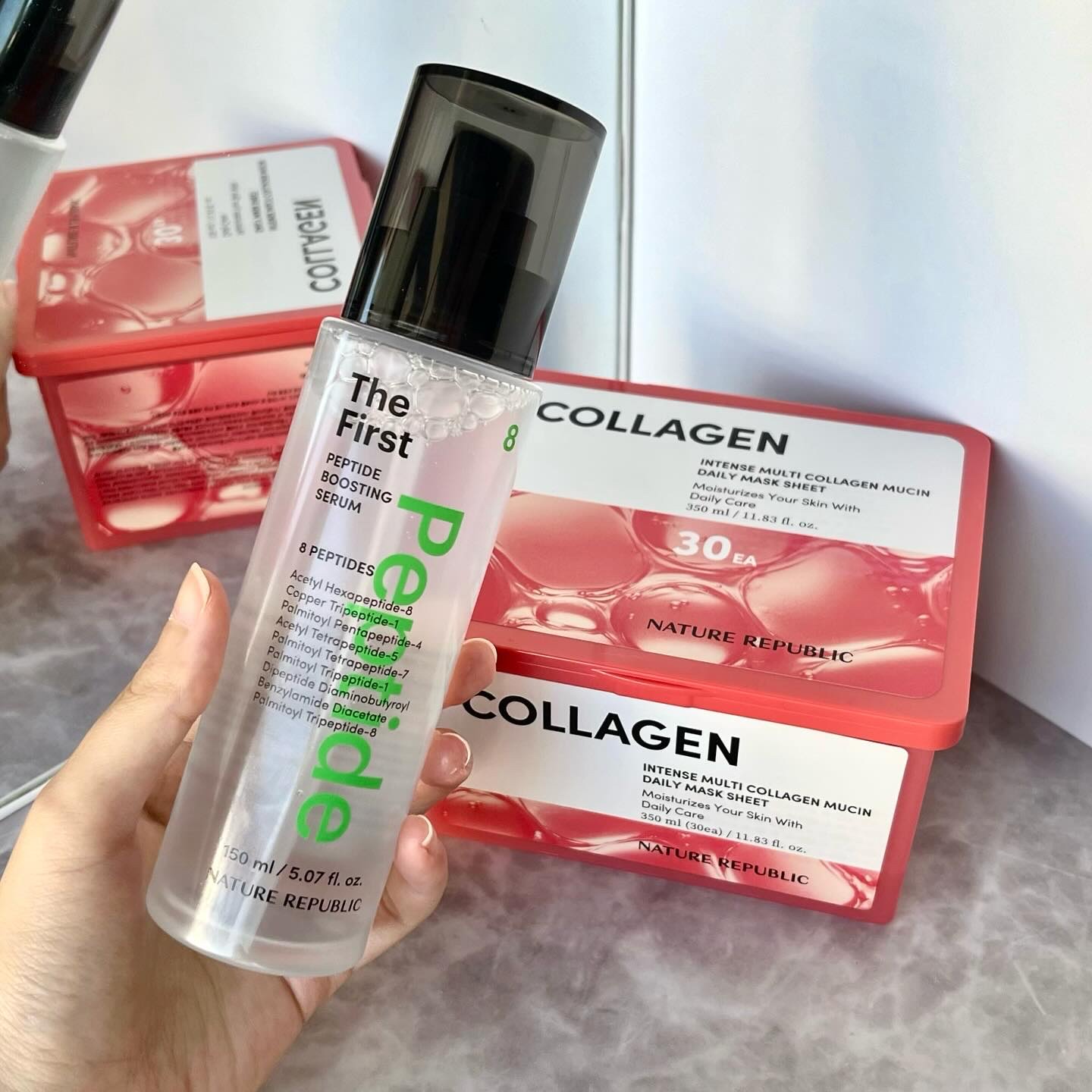 インテンスマルチコラーゲンムチンデイリーマスク/ネイチャーリパブリック/シートマスク・パックを使ったクチコミ（1枚目）