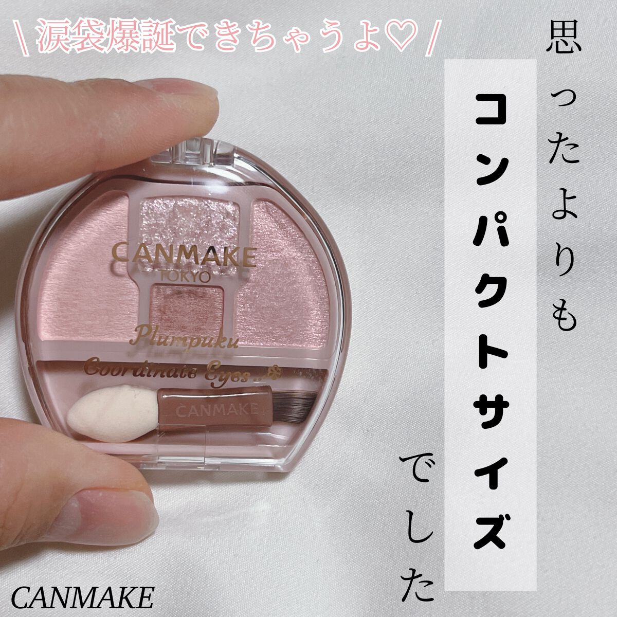 プランぷくコーデアイズ/キャンメイク/パウダーアイシャドウを使ったクチコミ(1枚目)