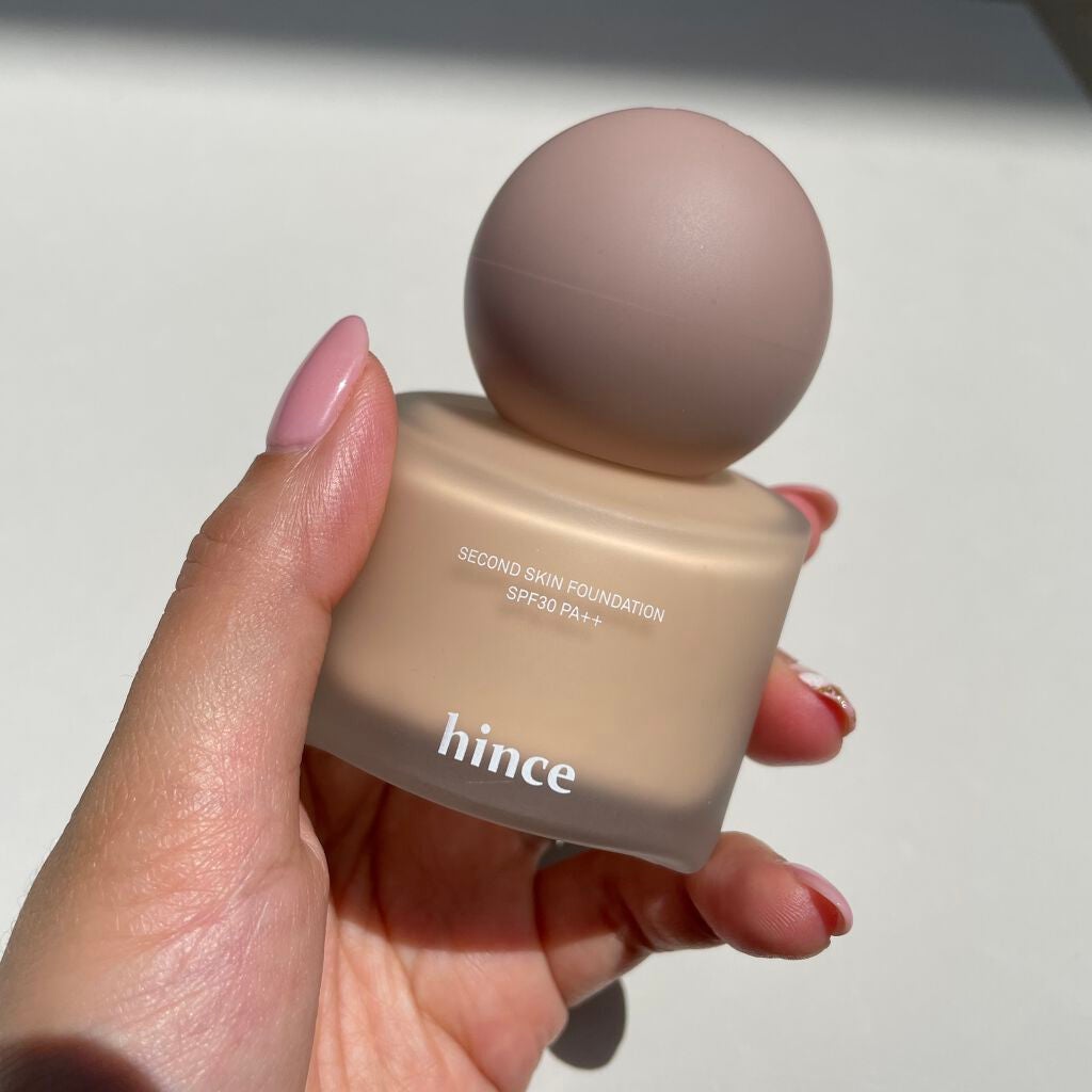 セカンドスキンファンデーション/hince/リキッドファンデーションを使ったクチコミ(1枚目)