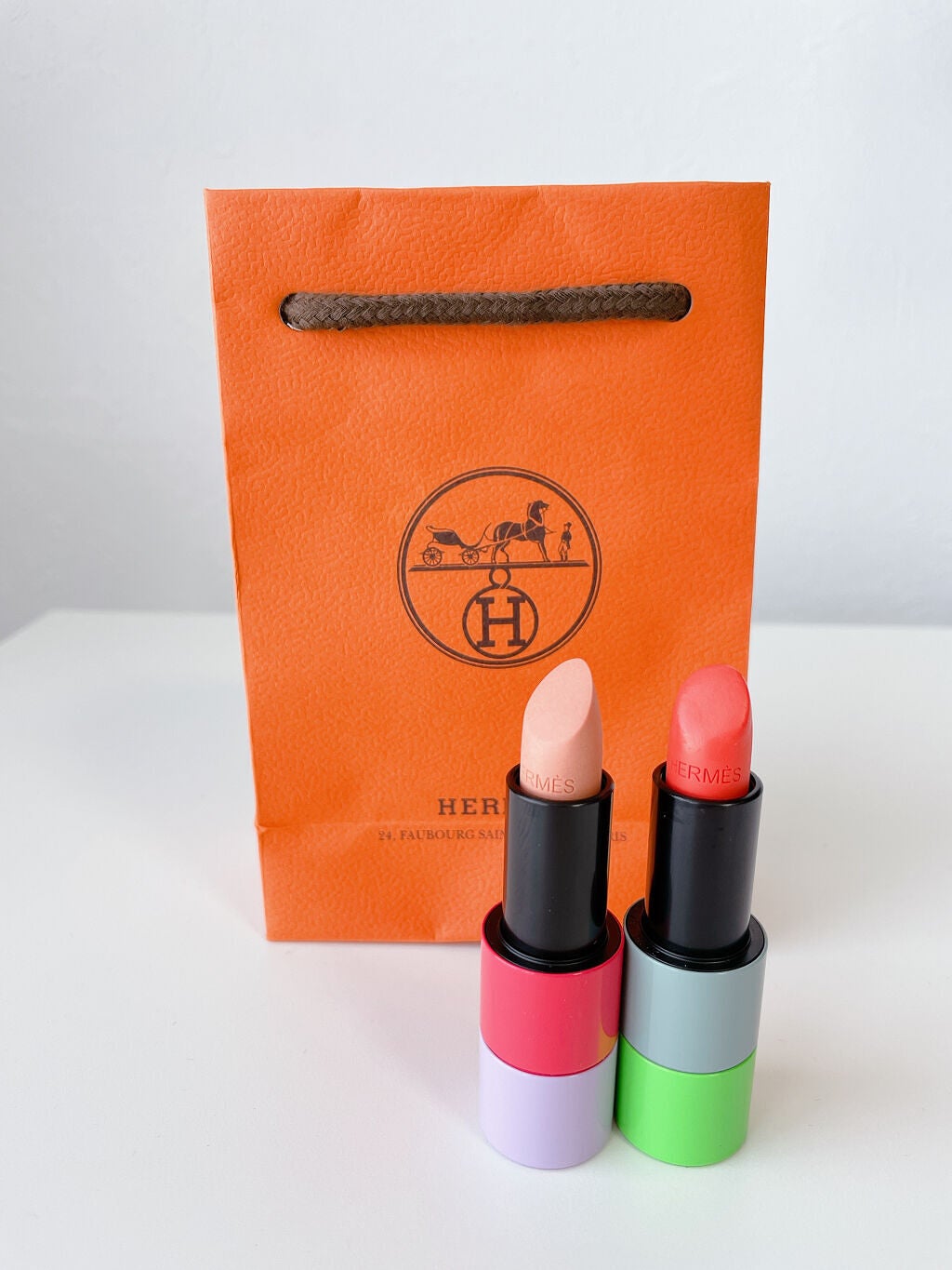 ルージュ エルメス ルージュ ア レーヴル ブリヤン/エルメス/口紅を使ったクチコミ(2枚目)