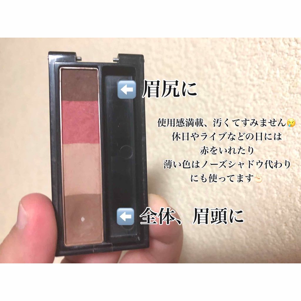 リシェ カラーリング アイブロウパウダー/Visée/パウダーアイブロウを使ったクチコミ(2枚目)